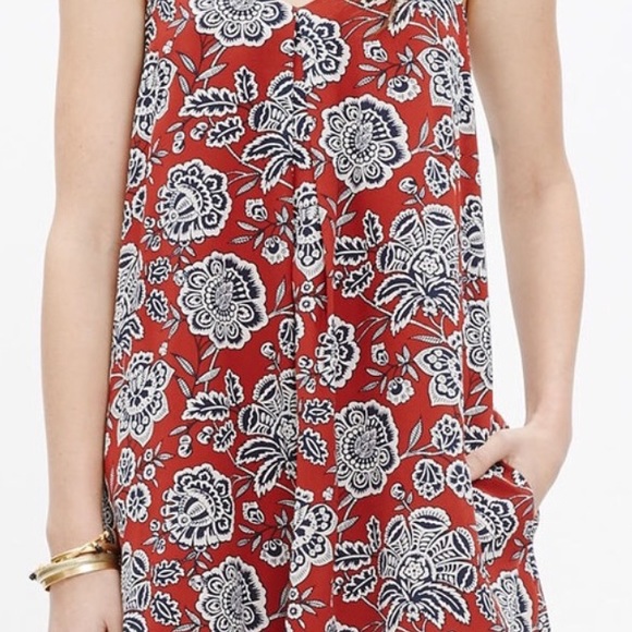 Madewell Dresses & Skirts - Madewell Silk Cami Dress in Italian Floral